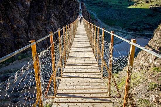 هیجان انگیزترین پل معلق ایران در خلخال