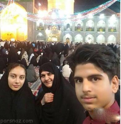 ترلان پروانه با تیپ و استایل چادری در مشهد