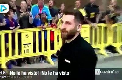 بی محلی لیونل مسی به رضا پرستش در بارسلونا جنجالی شد
