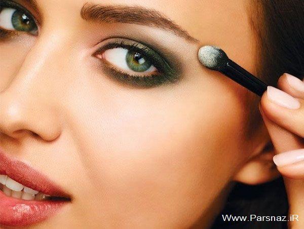 مدل آرایش و میکاپ صورت ایرینا شایک مانکن روسی