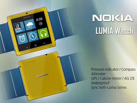 ساعت مچی نوکیا LUMIA توسط طراح ایرانی ساخته شده
