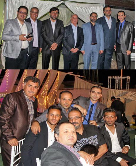 مراسم مجلل ازدواج دختر امير قلعه نويی + عکس