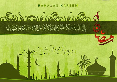 کارت پستال های زیبا تبریک ماه مبارک رمضان