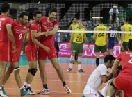 پیروزی شگفت انگیز والیبال ایران مقابل برزیل +عکس