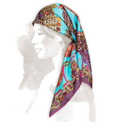 روسری های شیک زنانه از برند هرمس