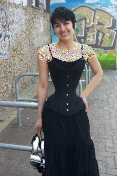 کمر باریک ترین زن جهان +تصویر