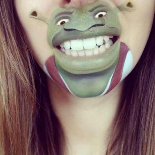 عکس های دیدنی از نقاشی روی لب بسیار خلاقانه
