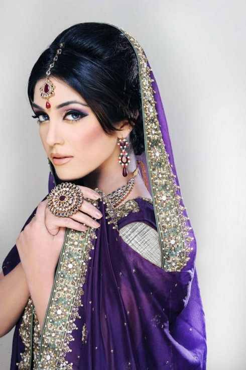 مدل های جذاب میکاپ عروس مدل هندی