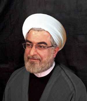 تبدیل شدن مسعود پاکدل به حسن روحانی + عکس