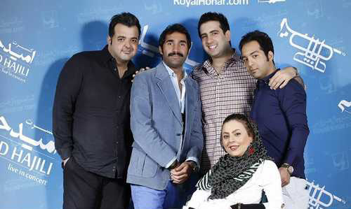 غافلگیری امید حاجیلی خواننده سرشناس ایرانی در شب تولدش