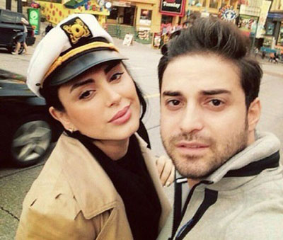 سلفی جالب بابک جهانبخش و همسرش در اروپا !+عکس