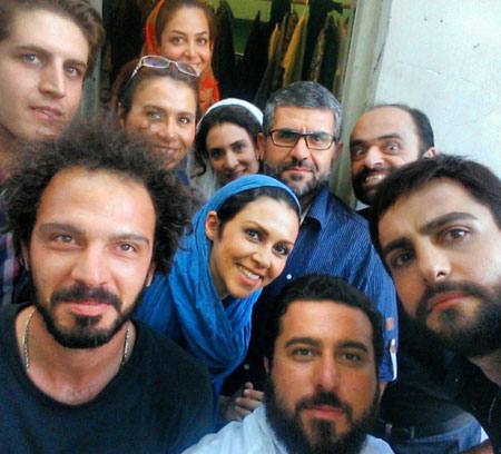 عکسهای جدید پشت صحنه سریال پرده نشین