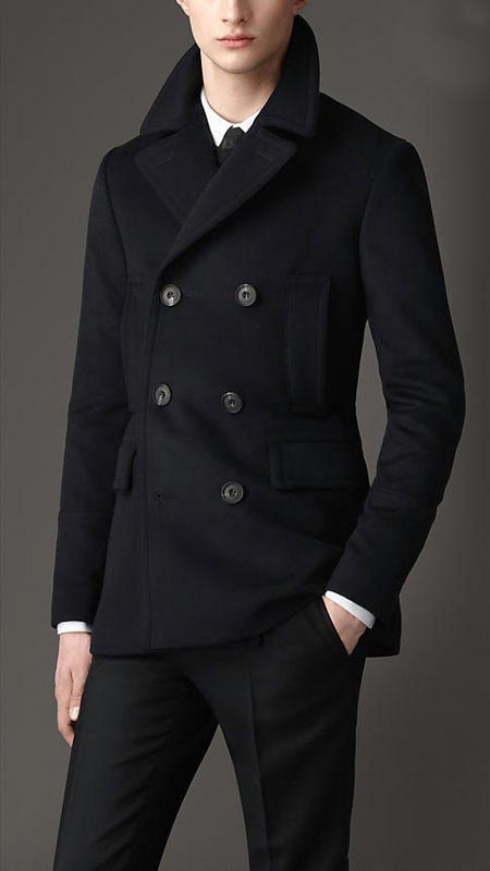 انواع مدل های جدید کت مردانه Burberry زمستان 2015