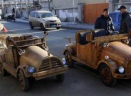 خودرو چوبی برقی جالب ساخت چین +عکس