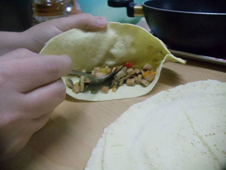 نحوه تهیه نان تاکو نحوه تهیه نان تاکو