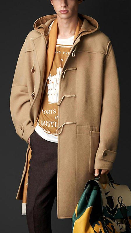 انواع مدل های جدید کت مردانه Burberry زمستان 2015