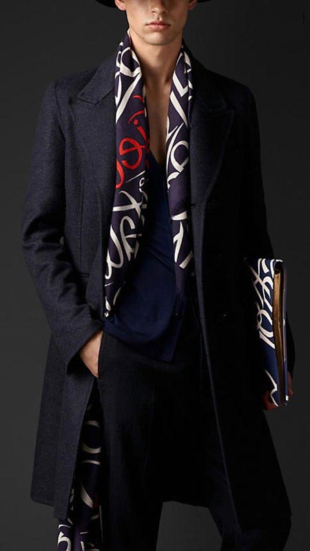 انواع مدل های جدید کت مردانه Burberry زمستان 2015