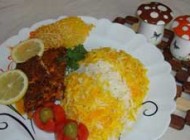 نحوه پخت کته با ماهی سالمون