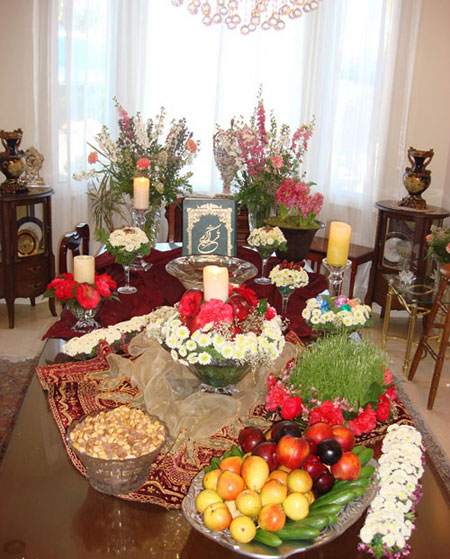 جدیدترین چیدمان سفره های هفت سین 94