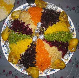 نحوه تهیه شیرین پلو