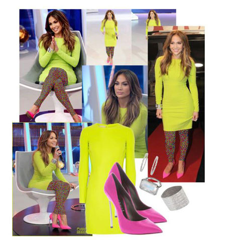 مدل های شیک لباس بهاری به سبک جنیفر لوپز Jennifer Lopez