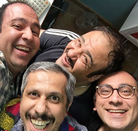 عکس های جالب و دیدنی پشت صحنه سریال در حاشیه