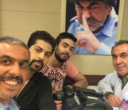 عکس های جالب و دیدنی پشت صحنه سریال در حاشیه