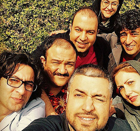 عکس های جالب و دیدنی پشت صحنه سریال در حاشیه