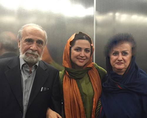 چهره های مشهور ایرانی در کنار پدر و مادرشان