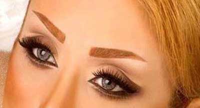 مدل ابروی پهن و خوش حالت 94