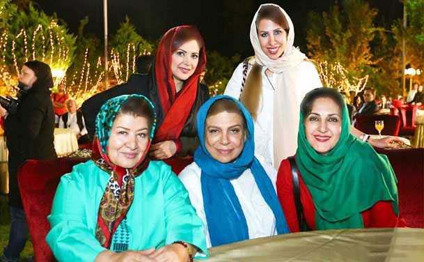 تصاویر زیبا از بازیگران ایرانی و چهره های مشهور در ضیافت افطار 94