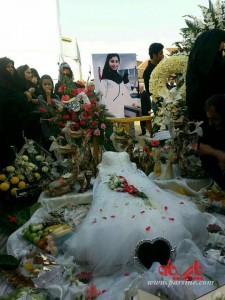تصاویر مراسم عزای متفاوت نو عروس دانشجوی پزشکی در ایران تصاویر مراسم عزای متفاوت نو عروس دانشجوی پزشکی در ایران