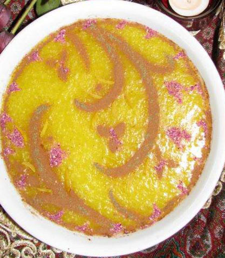 مدل های زیبای تزئین شله زرد ویژه ماه رمضان