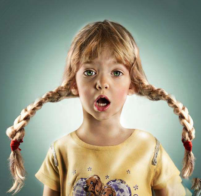 ژست های بسیار زیبا از کوچکترین مدل دنیا