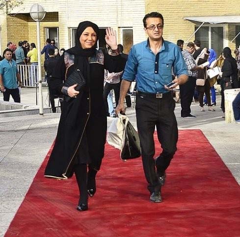 حجاب زیبای بهنوش بختیاری در جشن حافظ رسانه ای شد