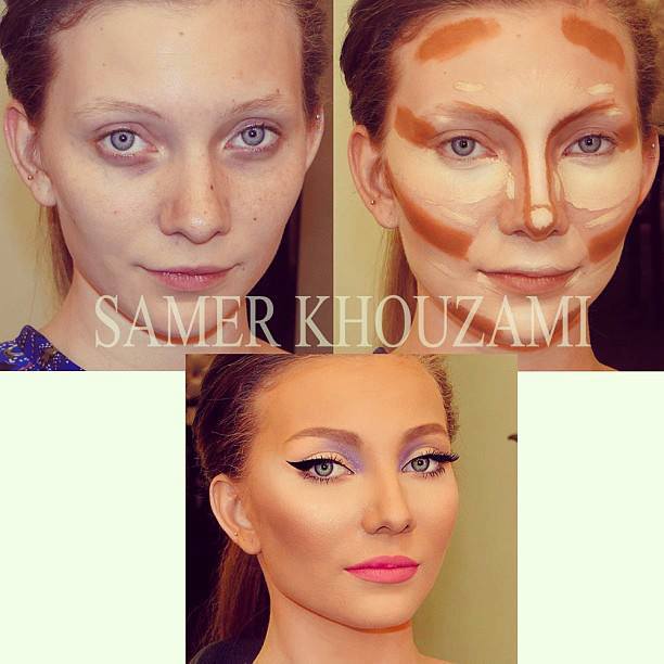 معجزه گریم روی صورت زنان زشت + سری کامل آموزش