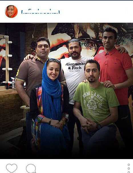 انتشار عکس نفیسه روشن در یک آرایشگاه مردانه