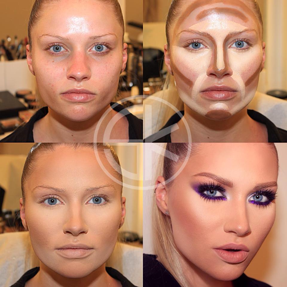 معجزه گریم روی صورت زنان زشت + سری کامل آموزش