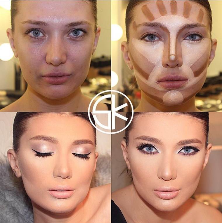 معجزه گریم روی صورت زنان زشت + سری کامل آموزش