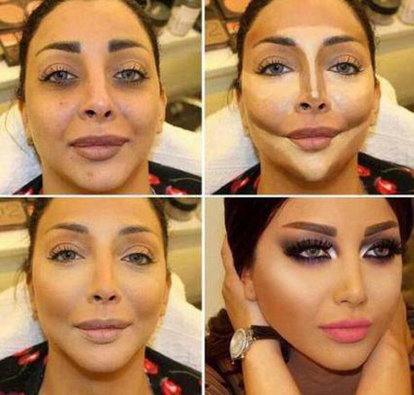 معجزه گریم روی صورت زنان زشت + سری کامل آموزش