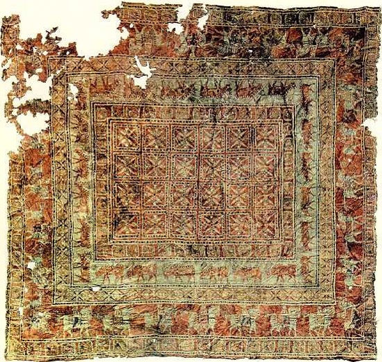 قدیمی ترین فرش هخامنشی جهان