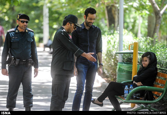تصاویری از طرح برخورد پلیس با روزه خواران در تهران