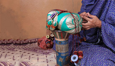 تصاویر دیدنی از هنر شک بافی