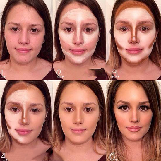 معجزه گریم روی صورت زنان زشت + سری کامل آموزش