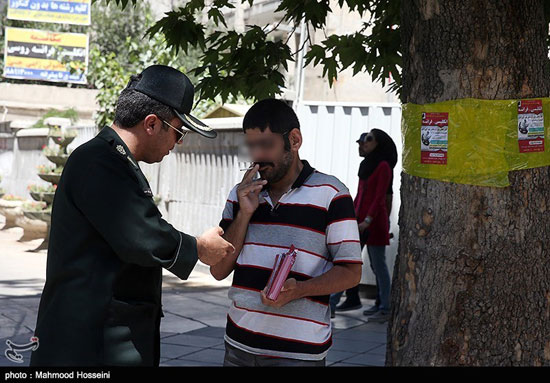 تصاویری از طرح برخورد پلیس با روزه خواران در تهران