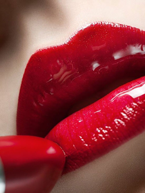 جدیدترین مدل آرایش لب با رژ لب در رنگ های متفاوت
