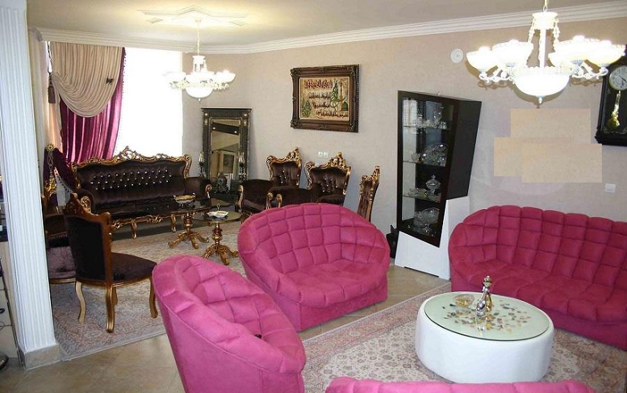 ایده های سالن پذیرایی با رنگ های جذاب و گیرا
