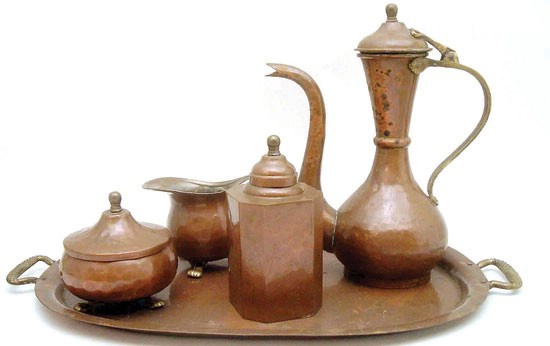 آشپزخانه ای از جنس مس سرخ