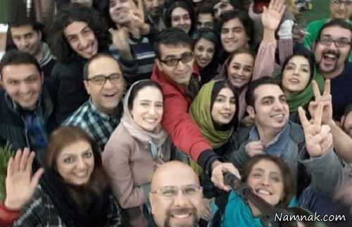 عکس سلفی رامبد جوان و نگار جواهریان