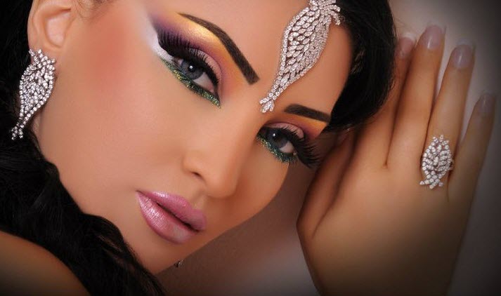 مدل آرایش خلیجی عروس - سری سوم